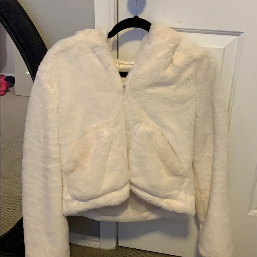 Faux fur coat